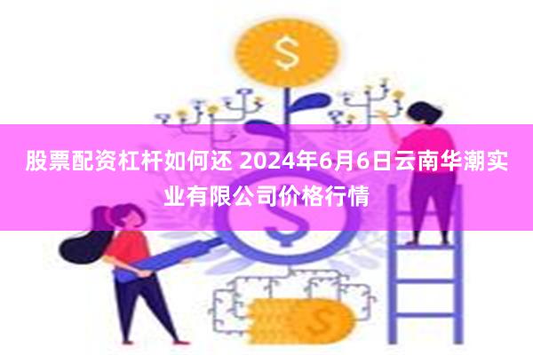 股票配资杠杆如何还 2024年6月6日云南华潮实业有限公司价格行情