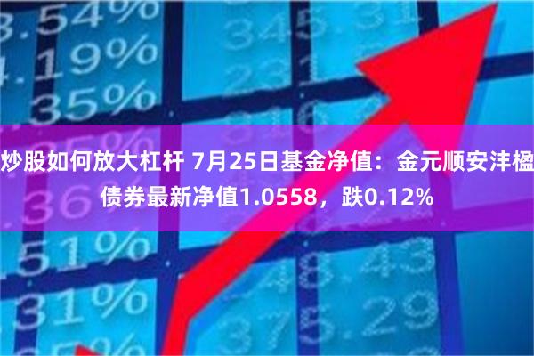 炒股如何放大杠杆 7月25日基金净值：金元顺安沣楹债券最新净值1.0558，跌0.12%