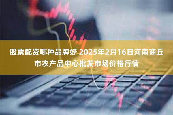 股票配资哪种品牌好 2025年2月16日河南商丘市农产品中心批发市场价格行情